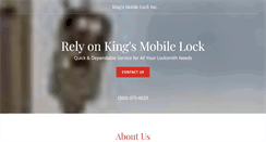 Desktop Screenshot of kingsmobilelock.com